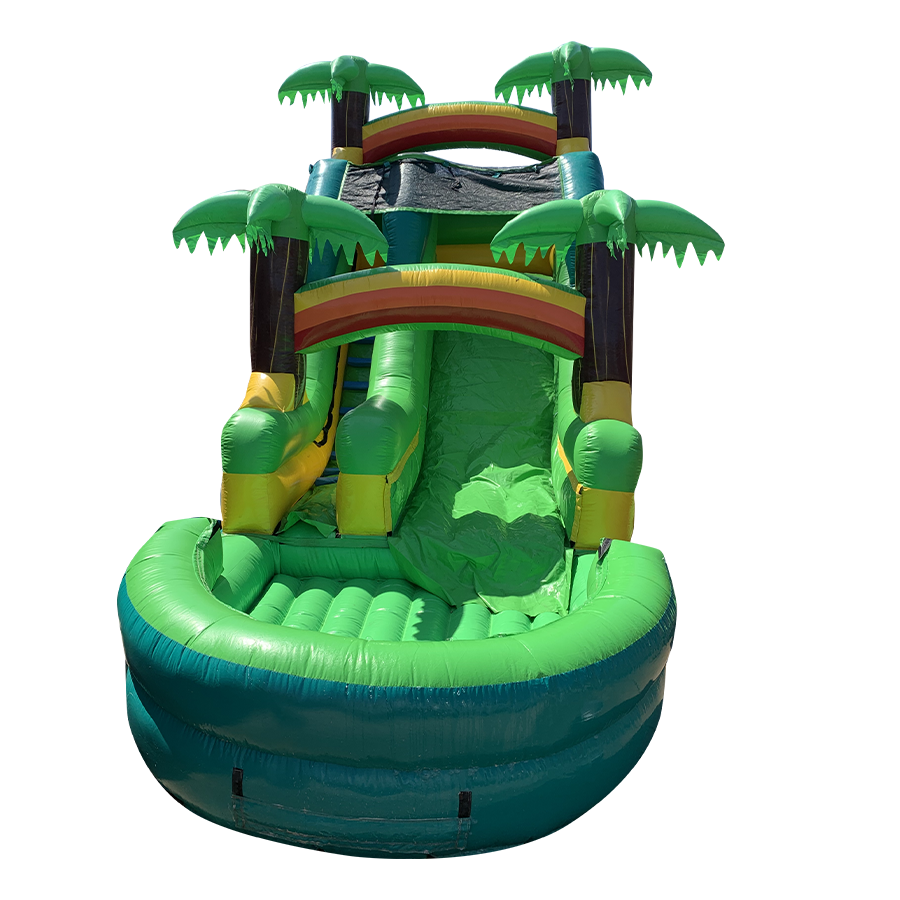 18' x 30' Palm Tree Waterslide