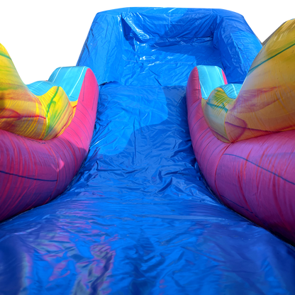 15' x 23' x 9' Esmeralda Waterslide for Kids 12 and Under