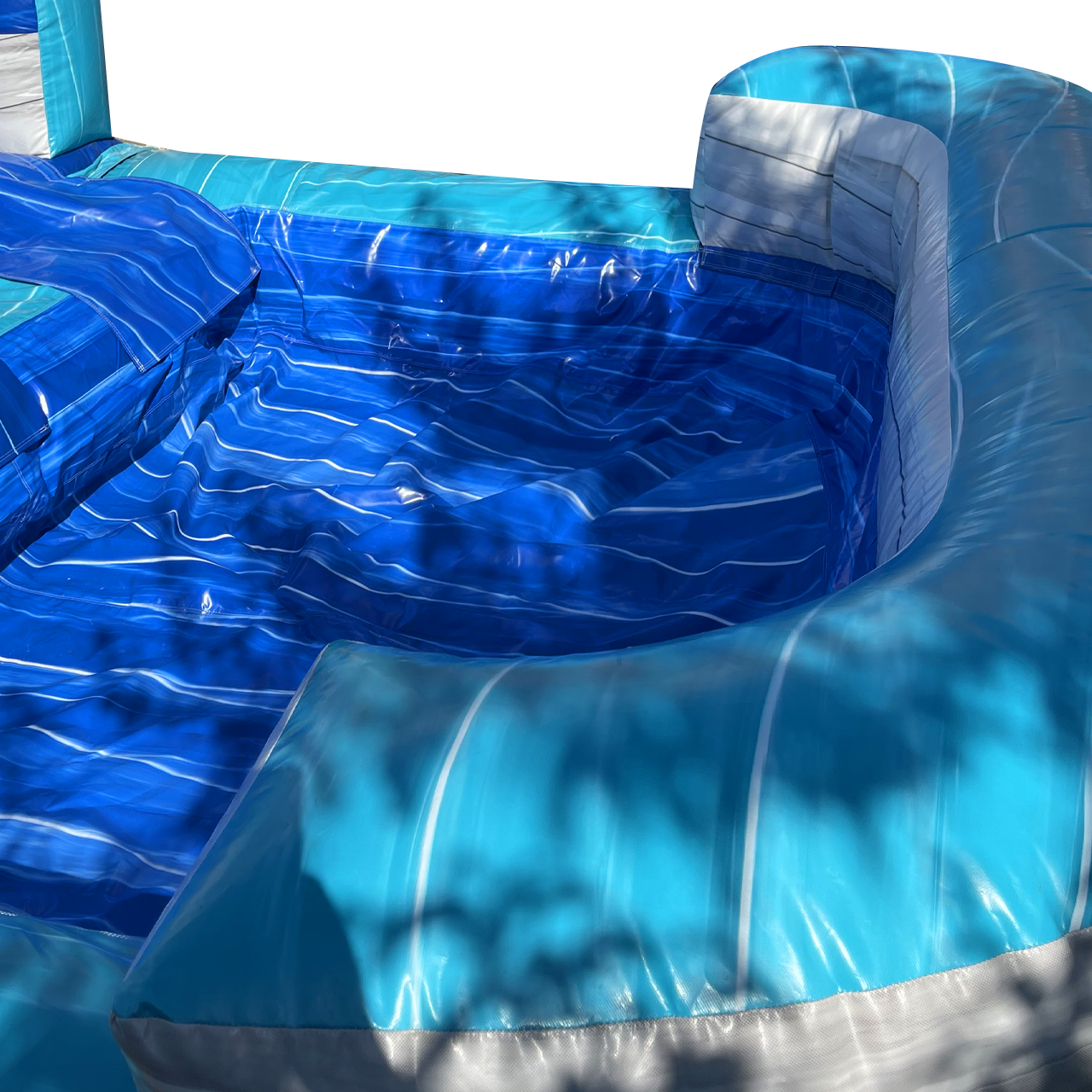 15' x 28' Double Lane Blue-Nami Waterslide
