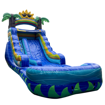 17' Tropical Sun Splash Waterslide