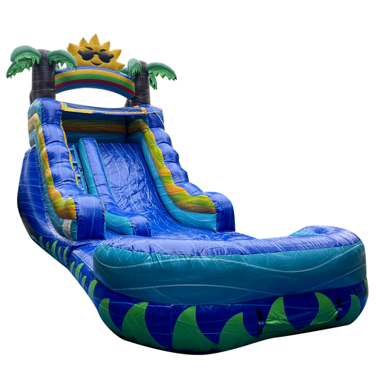 17' Tropical Sun Splash Waterslide