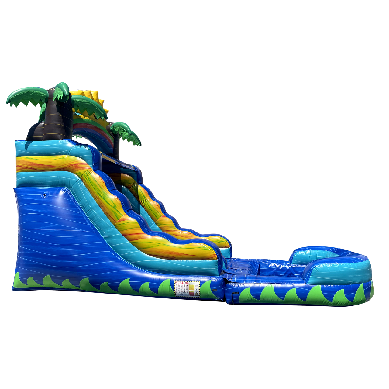 17' Tropical Sun Splash Waterslide