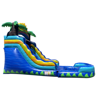 17' Tropical Sun Splash Waterslide