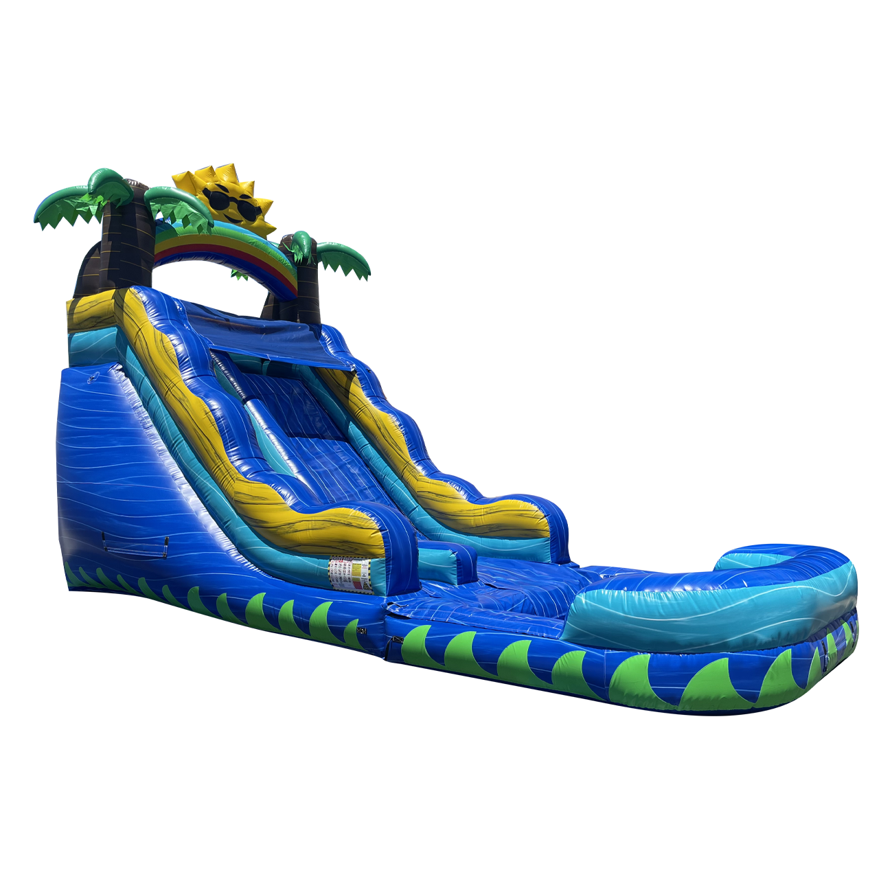 17' Tropical Sun Splash Waterslide