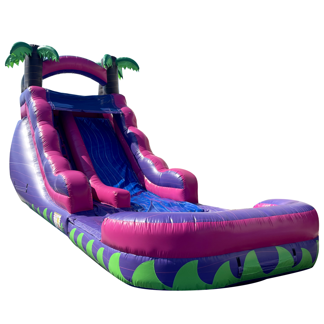 18' x 32' Pink Tropical Splash Waterslide
